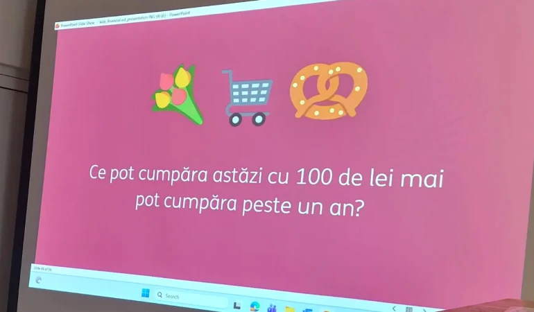 Evenimentul educațional "Banii vorbesc, ascultă-i", UCB Rm Vâlcea