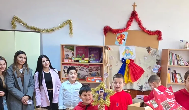 Bucurie și lumină pentru cei mici din comuna Râca, UCB Pitești