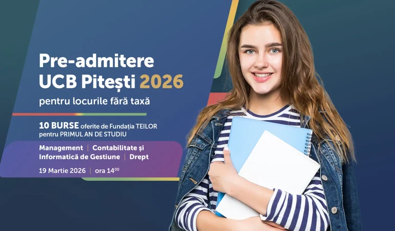 Preadmitere pentru locurile fără taxă la Universitatea „Constantin Brâncoveanu” din Pitești